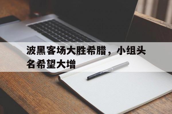 波黑客场大胜希腊，小组头名希望大增